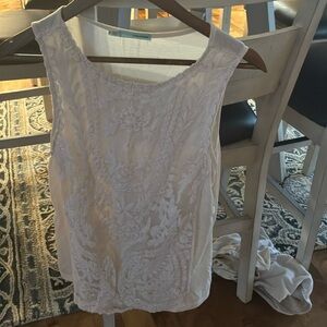 Maurice’s patterned white tank top